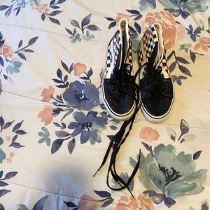 Women’s high top vans. Size 10.
